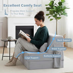 Tiita Convertible Folding Sofa Bed Twin Size - Image 3