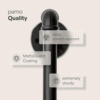 pamo Industrial Pipe Clothing Rack – Wall Mounted Black Closet System in - Image 3