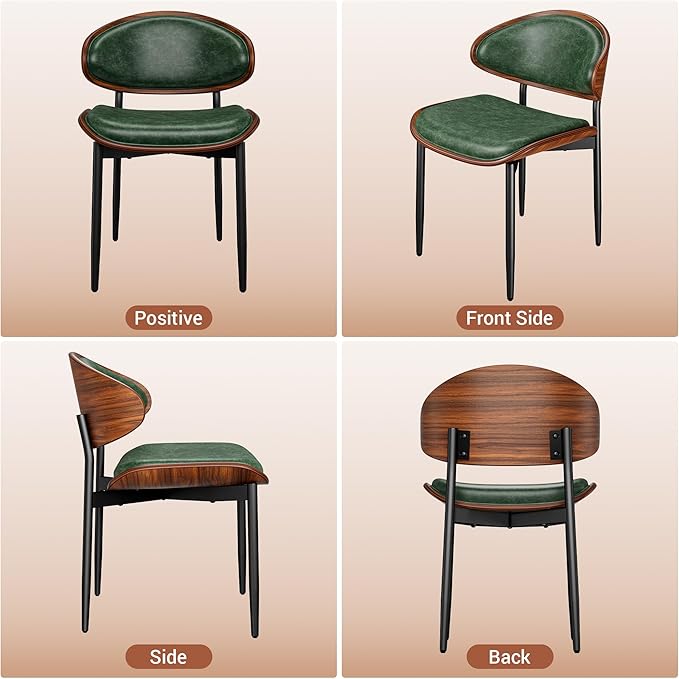 YaFiti Dining Chairs Set of 8, Dining Room and Kitchen Chairs, Mid Century - Image 8
