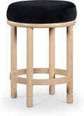 Meridian Furniture 976Black-C Monette Collection Art Deco Counter Stool by MeridianFurniture