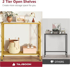 Tajsoon 28.3" Entryway Table, 2-Tier Small Consle Table - Image 4