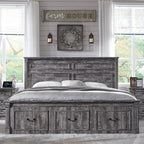 Aitjunz Farmhouse King Size Bed Frame - Image 3