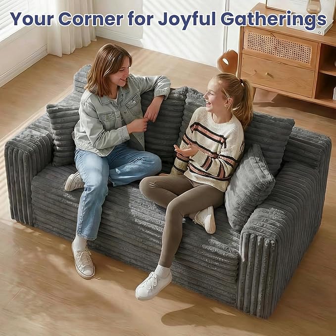 3-in-1 Convertible Sofa Bed: Boneless Loveseat Sleeper & Folding Couch Bed - Image 8