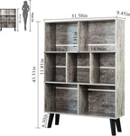 LEYAOYAO Bookshelf Cube Storage Organizer, 3 Tier Bookcase - Image 3