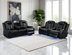 Power Reclining Sofa Set, Living Room Furniture Sets, Leather Power Recliner by LYfurniture