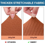 Smiry Waterproof Seat Covers for Dining Room Chairs Set of 4, Stretch Jacquard - Image 4