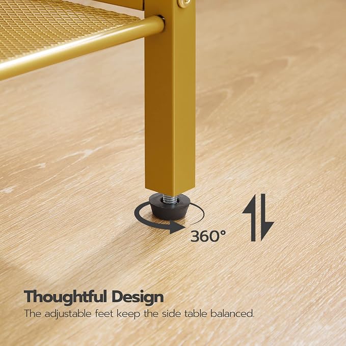 HOOBRO Tall Side Table, 3-Tier Telephone End Table - Image 7