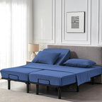 Kingnex Split Queen Sheets for Adjustable Bed Soft 1800 Microfiber 5 Pieces - Image 5