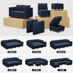 Belffin Modular Sectional Sofa U Shaped Couch - Image 7