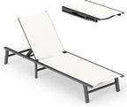 Ciokea Foldable Outdoor Lounge Chair, No Assembly Patio Chaise Lounge Outdoor by CIOKEA