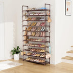 LANTEFUL 11 Tiers Tall Shoe Rack Holds 55 Pairs of Shoes - Image 7