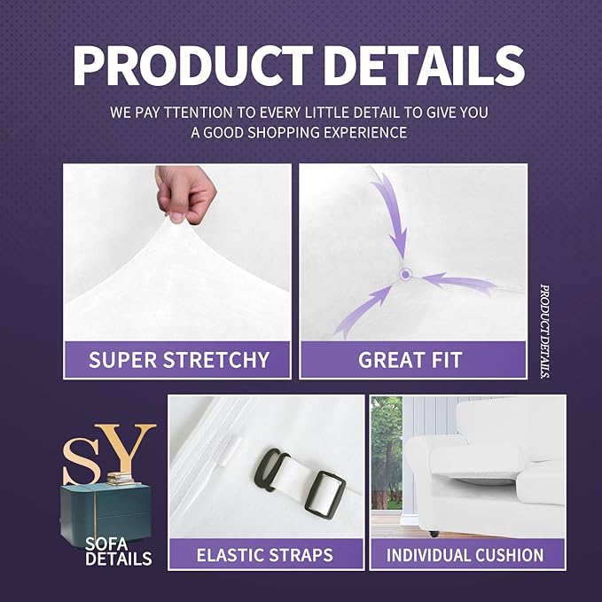 ZNSAYOTX Luxury Chair Slipcovers - Image 4