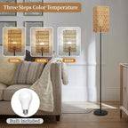 Ruiever Floor Lamp for Living Room, Farmhouse Floor lamp, Modern Standing lamp - Image 3