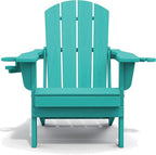 SERWALL Adirondack Chair with Cup Holders - Image 10