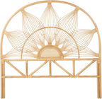 Kouboo Sunflower Rattan Twin Headboard Bedroom Bedroom Furniture Headboard Twin by KOUBOO
