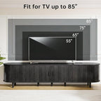 80" Mid Century Modern TV Stand, Wood TV Consoles - Image 7