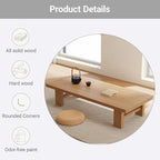 Japanese Modern Tatami Coffee Table, Solid Wood Tatami Tables, - Image 7
