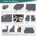 Ruaozz Loveseat Recliner Covers - Image 6