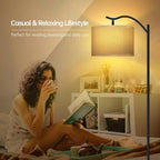 BoostArea Floor Lamp for Living Room, 9W LED Arched Lamp, Tall Modern Standing - Image 3