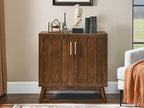 LKTART Sideboard Buffet, Mid Century Modern Storage Cabinet - Image 2