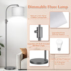 Nintiue Upgraded Modern Arc Dimmable Tall Standing Floor Lamp - Image 4