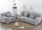 vctops 1-Piece Velvet Plush Stretch Sofa Slipcover - Image 2