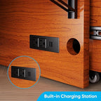 Mjkone Murphy Bed Queen, Cabinet Murphy Bed - Image 6