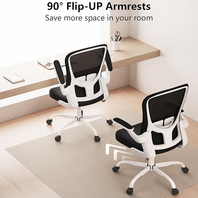 Ergonomic Office Chair, Comfort Swivel Home Office Task Chair, Breathable Mesh - Image 3