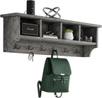 Alaterre Furniture Pomona Entryway Coat Rack – Rustic Farmhouse 48-Inch by AlaterreFurniture