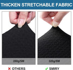 Smiry Waterproof Seat Covers for Dining Room Chairs Set of 10, Stretch Jacquard - Image 4