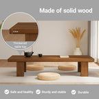 Japanese Modern Tatami Coffee Table, Solid Wood Tatami Tables, - Image 3