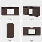 4-Piece Fluted Living Room Set Includes 31.5" Fluted Lift Top Coffee Table - Image 8