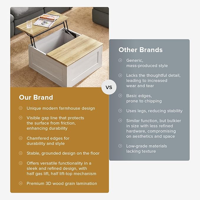 mopio Blake Lift Top Coffee Table - Image 7