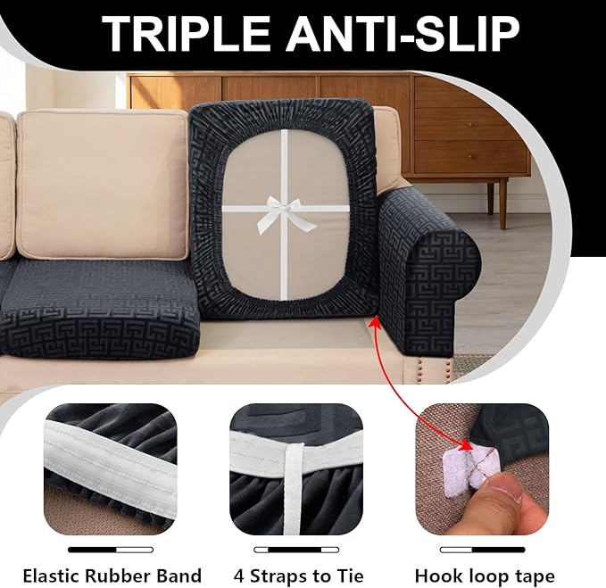UNBBRRL Stretch Couch Cushion Cover - Image 3