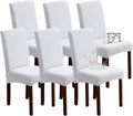 Genina Waterproof Chair Covers for Dining Room, Stretch Jacquard Dining Chair by Genina