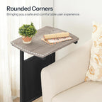HOOBRO C Shaped End Table, 28.3" Side Table - Image 7