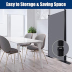 Room Divider 6FT Portable Room Dividers and Folding Privacy Screens, 4 Panel - Image 4