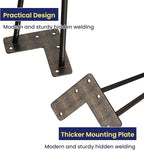 SMARTSTANDARD 16 Inch Heavy Duty Hairpin Furniture Legs, Metal Home DIY Projects - Image 4