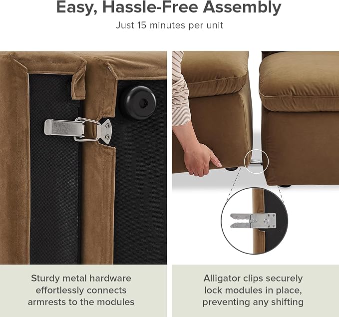 mopio Oversized Modular Sectional Sofa - Image 7