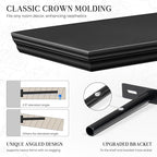 Fun Memories Floating Shelves 40 Inch Long, 9.3 Inch Deep Classic Crown Molding - Image 3