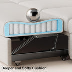 Belffin Modular Sectional Sleeper Sofa Bed - Image 7