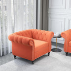 Mid-Century Sofa Chair, Velvet Accent Chair - Image 8