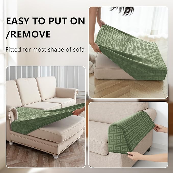 UNBBRRL Stretch Couch Armrest Covers - Image 4
