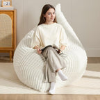 3-in-1 Giant Bean Bag Chair for Adults & Kids, Convertible Floor Sofa to - Image 7