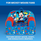 Delta Children - Mickey Mouse Cozee Buddy Flip-Out Kids Chair - Image 5