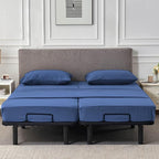 Kingnex Split Queen Sheets for Adjustable Bed Soft 1800 Microfiber 5 Pieces - Image 7