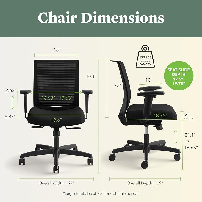 HON Convergence Ergonomic Office Chair - Image 2