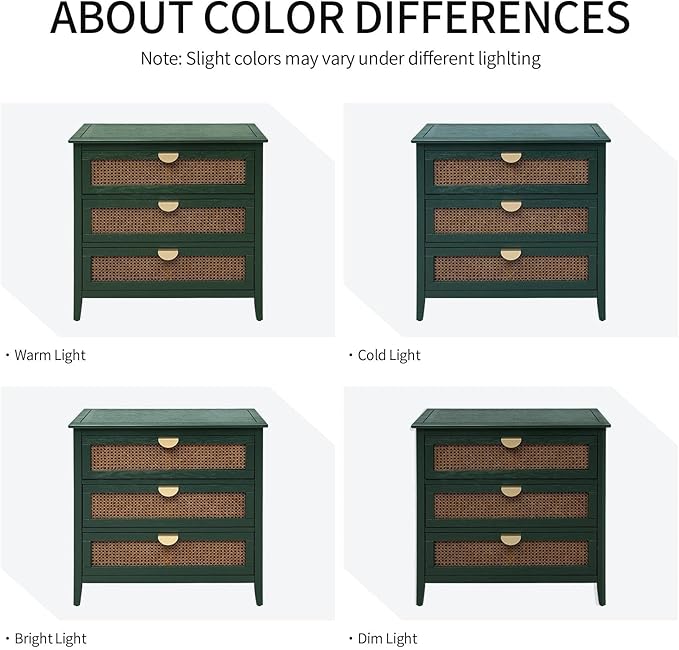 31.5" Retro Green Buffet Sideboard, Modern Coffee Bar Cabinet - Image 7