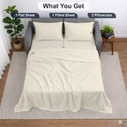 Cottington Lane Sleeper Sofa Sheets Full Size, 4 Piece Premium Quality 100% - Image 5