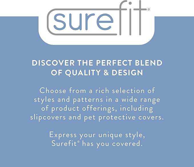SureFit Cove Cotton Canvas Short Dining Room Chair Covers, Dining Chair Cover - Image 2